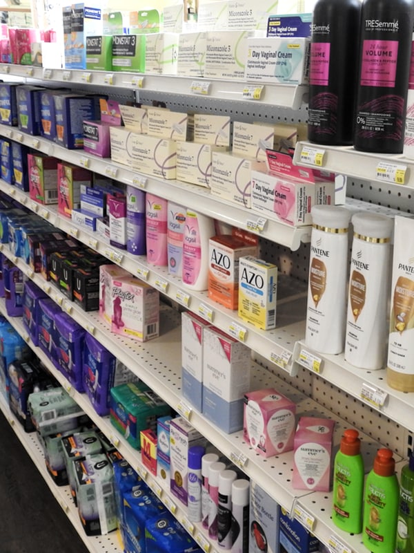 drug store womens products